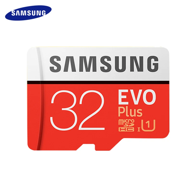 SAMSUNG Класс EVO+ слот для карт памяти Micro SD карты 256 ГБ оперативной памяти, 32 Гб встроенной памяти, 64 ГБ 128 ГБ SDHC/SDXC класса 10 C10 UHS TF карту Транс флеш-карты памяти Microsd карта