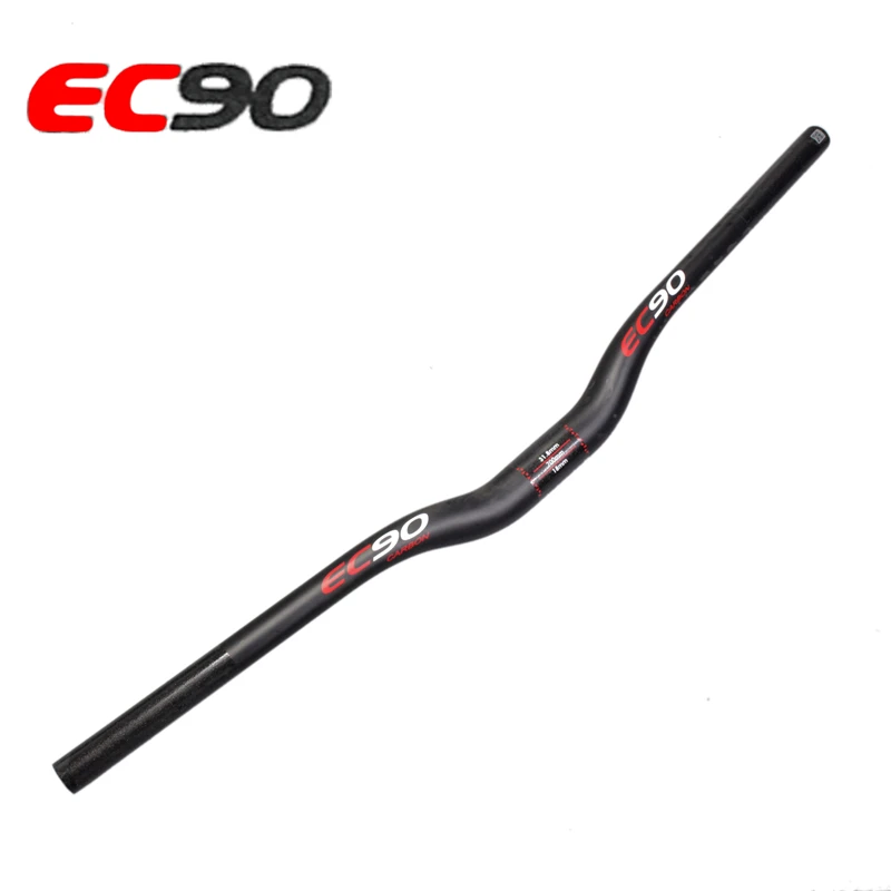 Новинка года EC90 полностью углеродное волокно MTB/горный велосипед изгиб Riser руль/прямой плоский руль UD матовый 31,8 мм* 600-760 мм