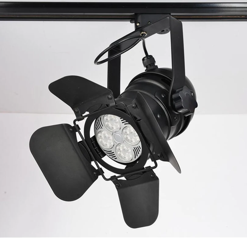 Светодиодный Трек освещение 35 Вт AC85-265V регулируемый светодиодный утопленные потолочные светильники светодиодные трековые светильники для тканевой обуви магазин магазинов художественная галерея