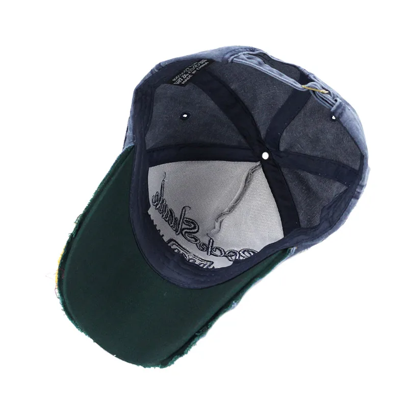 Washed Denim Baseball cap Snapback Hats spring Autumn Summer Hat for Men Women Caps Casquette Letter Wholesale Gorras Dad