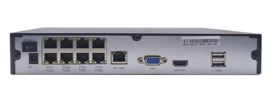 1080P 2MP 8ch poe security system 8ch NVR kit 8ch Surveillance camera system IP Camera system K8N76W54I2X 9-2