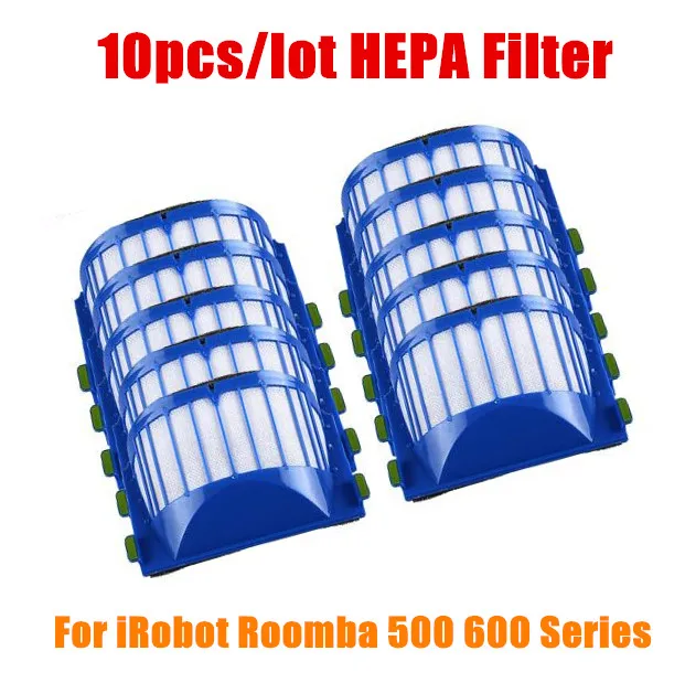 10Pcs HEPA brush Filter Replacement for iRobot Roomba 500 600 Series 536 550 551 620 650 Vacuum Cleaner parts accessories 10Pcs HEPA brush Filter Replacement for iRobot Roomba 500 600 Series 536 550 551 620 650 Vacuum Cleaner parts accessories
