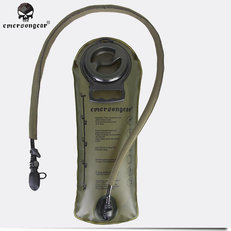 Emerson TPU 2.5L Waterbag Bladder Hydration System Hiking Outdoor Tank