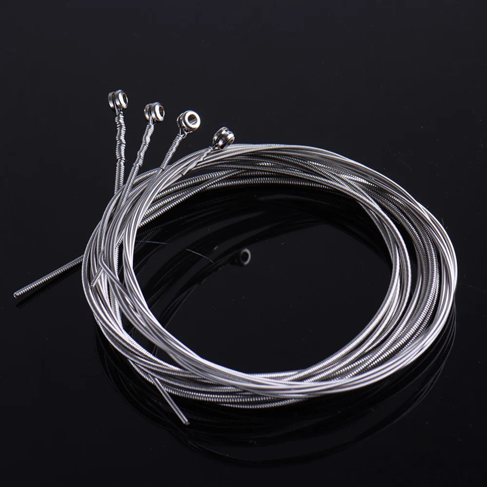 Steel Electric Bass Strings Guitar Replacement Accessory for Electric Bass Lovers 