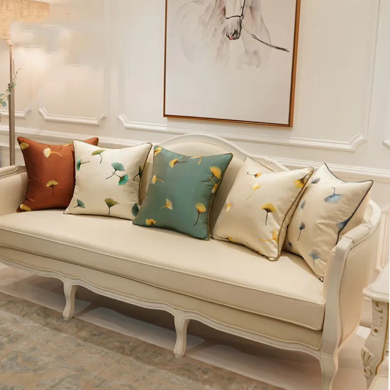 New Arrival Embroidered Sofa Throw Pillow Covers Decorative Cushion