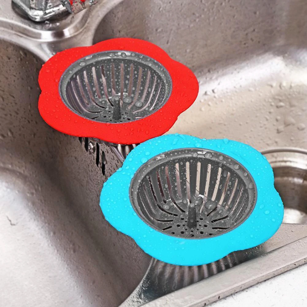 Flower Shape Kitchen Bathroom Sink Strainer Floor Drain Anti-clogging Filter hot