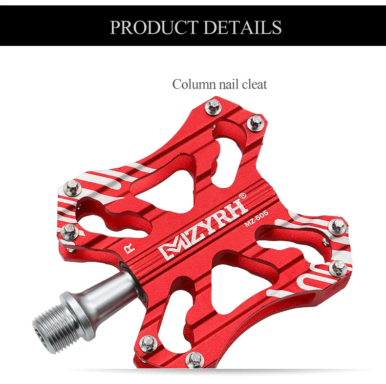 Педали для велосипеда 3 герметичные подшипники из сверхлегкого алюминиевого сплава CNC MTB гоночный велосипед дорожный велосипед Педальная платформа Аксессуары для велосипеда 505