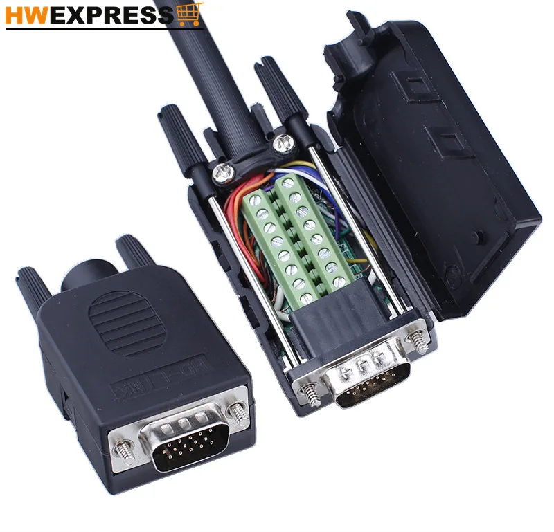 

VGA Avoid Welding Head DB15 3Row 15 Needle General Head Mother Head Graphoscope Projector Connector