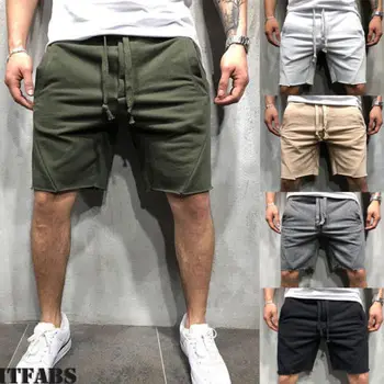 

Hot Running Shor Men's Sports Short Pants Pocket Drawstring Jogging Trousers Shorts Jogger Gym Fitness Workout Esxercise