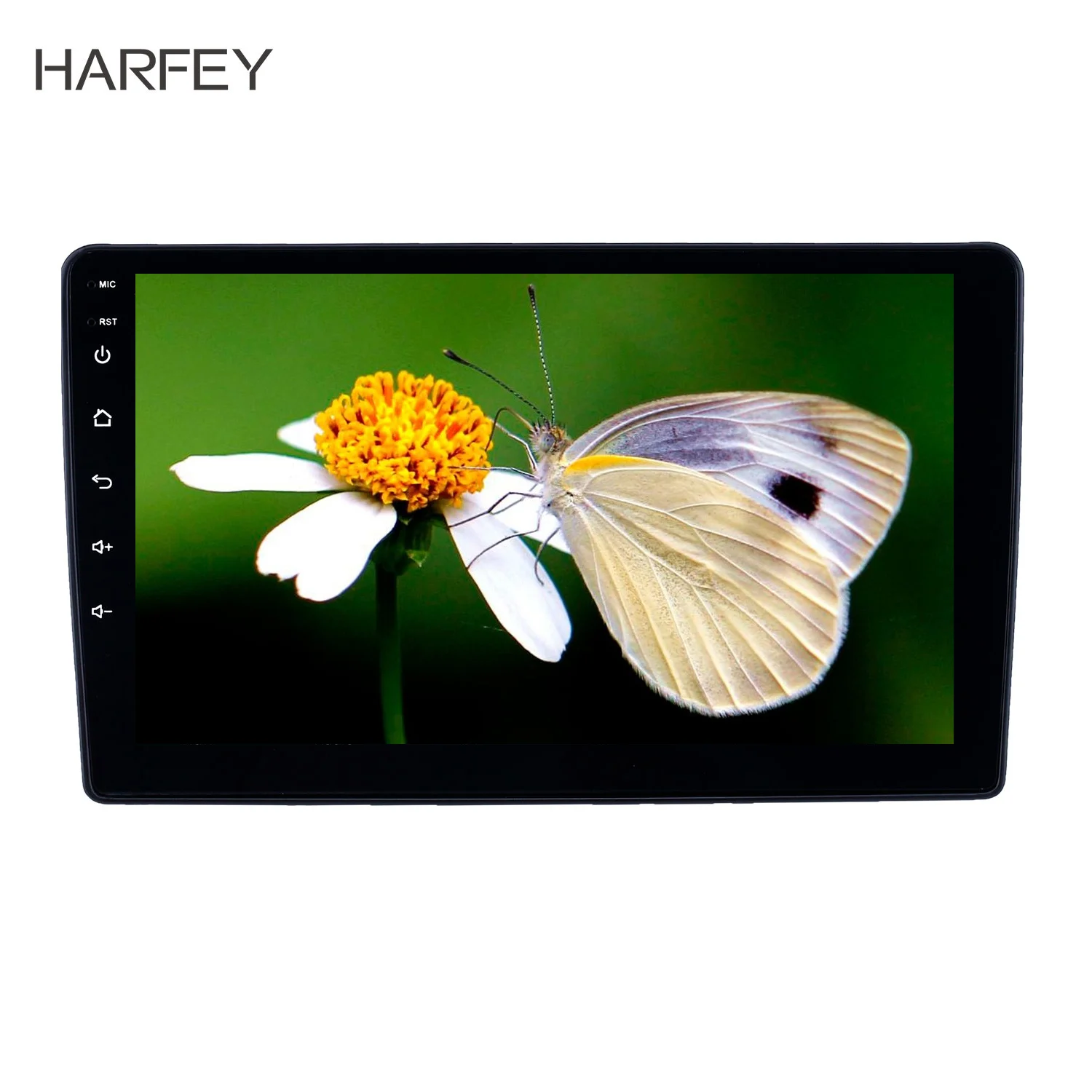Автомагнитола Harfey 2 din Android 9 1 GPS дюймов для Peugeot 307 2001-2008 Wi-Fi сенсорный экран HD
