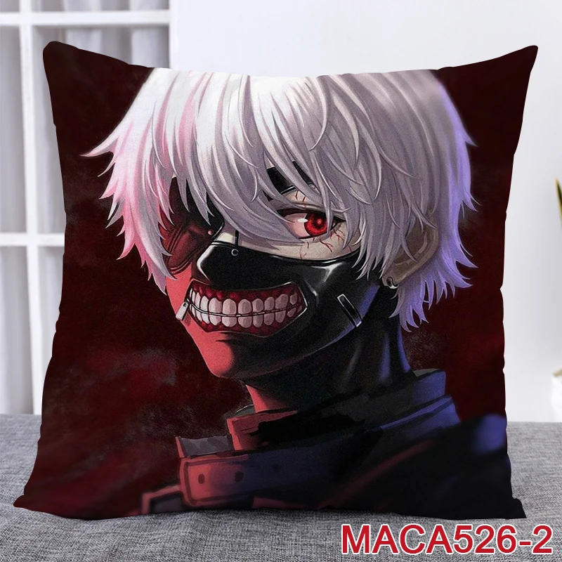 

New Home Textile Two sided Square Throw Pillow Cover Cases Anime TOKYO GHOUL Kaneki Ken Dakimakura Covers