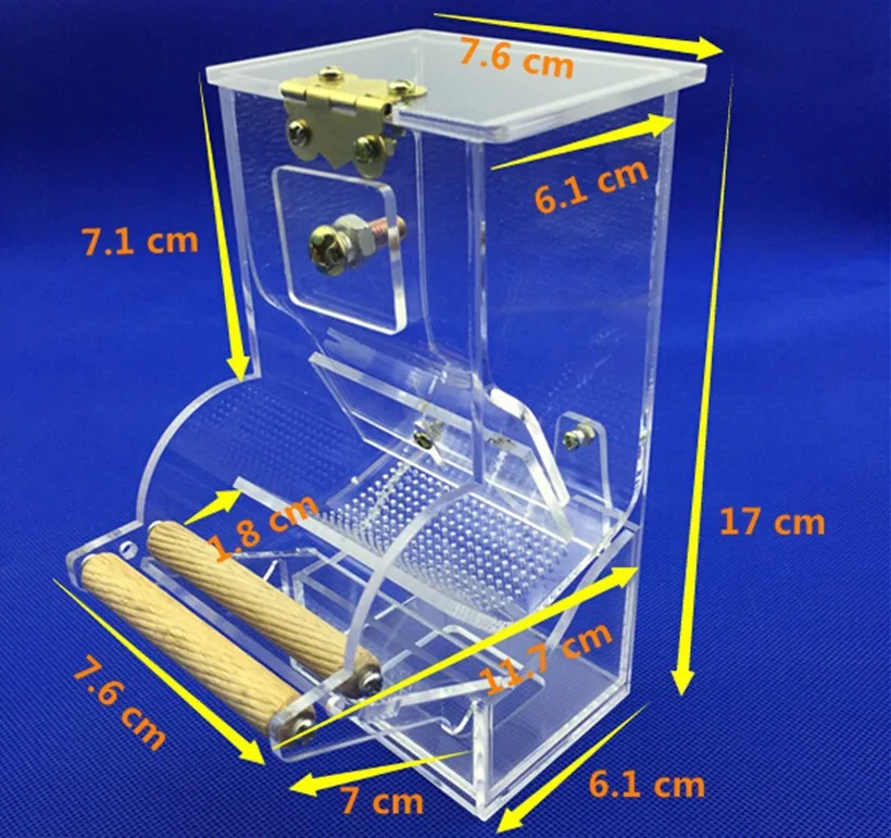 Новые контейнеры для пищевых продуктов для птиц автоматическая подача под кормушкой Старлинг Тигр пион петухи Маленький попугай анти-планинг Цезарь