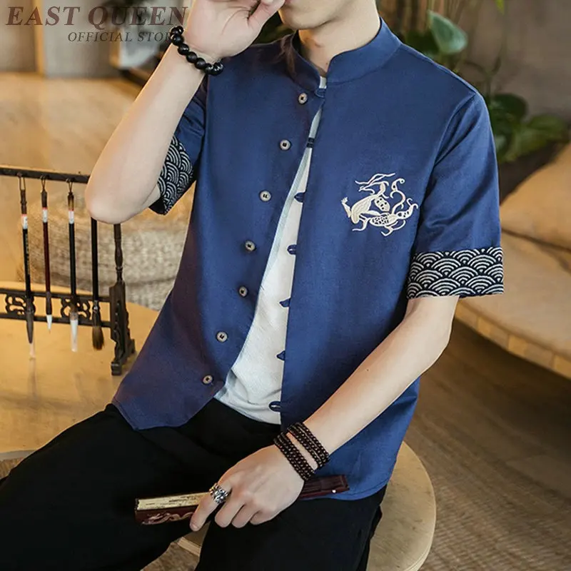 Asian mandarin collar shirts
