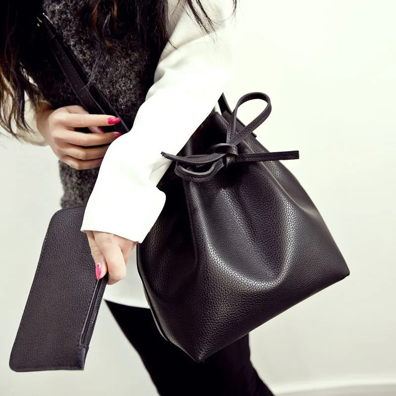 Free Limited Solid Bag Single Interior Slot Pocket Cell Phone Pocket Shipping 2016 New Fall Handbags