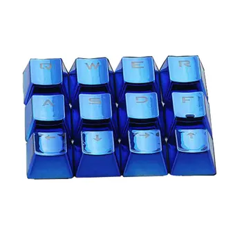 

Newest ESLOTH 12 keys PBT Electroplated metal keycap Personality for Game LOL Mechanical Keyboards PBT Plating Metal Keycap