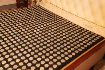 

China Heated Mat Magnetic Negative Ion Tourmaline Heating Germanium Mattress Pad Tourmaline Jade Mattress 1.2*1.9M