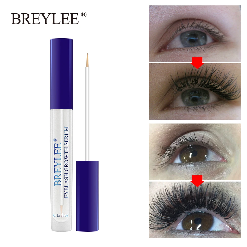 

Hot BREYLEE Eyelash Growth Serum Style Eyelash Enhancer Eye Lash Treatment Liquid Longer Fuller Thicker Eyelash Extension Makeup