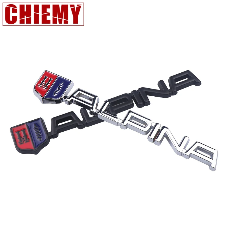 

Car Styling 3D Metal ALPINA Emblem Badge Trunk Rear Stickers Badge For BMW ALPINA Logo E46 E39 E90 E60 E36 F30 X5 E53 F10 E34