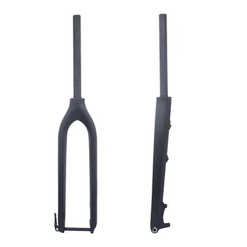 

2017 FCFB Full Carbon fork black matt MTB Fork For Bicicletas Rigid Mountain Bikes forkTapered Thru Axle 12mm Fork bicycle fork