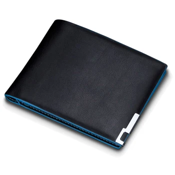 

Baellerry Top quality thin wallet men's wallet Black