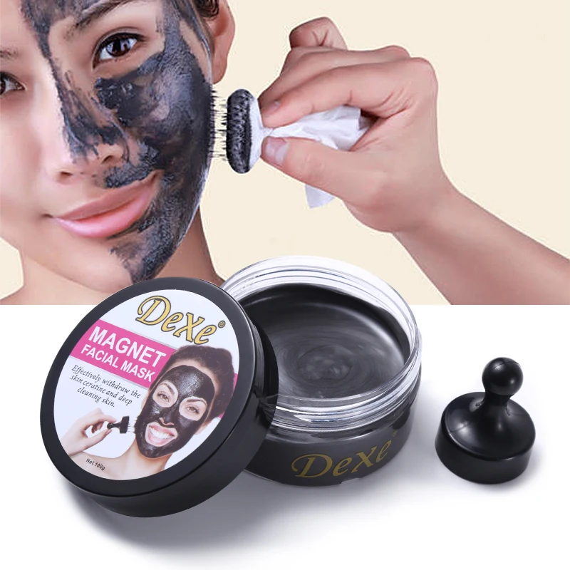 Dexe Face Care Magnetic Mask Anti-Aging Deep Cleansing Moisturizing Sea Mud Mask Makeup Set Hydrating Whiten Firm Shrink Pores