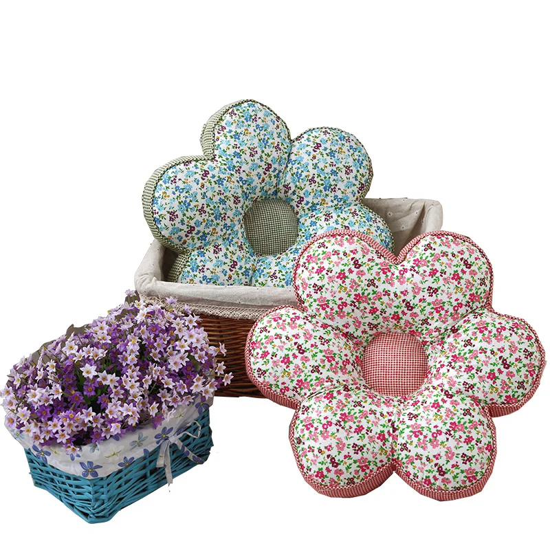 

Creative 3D Flower Chair Seat Cushions Thick Buttock Sitting Pad Home Decor Sofa Pillow Cushion Lumbar Waist Support Cushion Mat