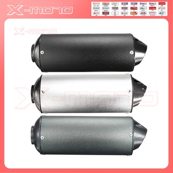 

Motorcycle 28/38mm Exhaust Muffler Motocross W Clamp For 125cc 140cc 150cc 160cc Scooter Pit Dirt Bikes Lifan YX Stomp SDG