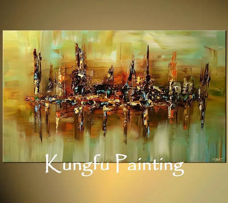 L4081 100% Hand-painted unframed good quality large beautiful abstract modern art contemporary | Дом и сад