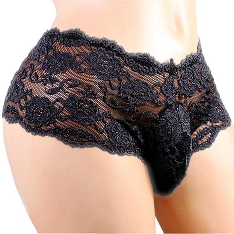 M L XL XXL XXXL горячее сексуальное мужское кружевное нижнее белье сетчатые трусы
