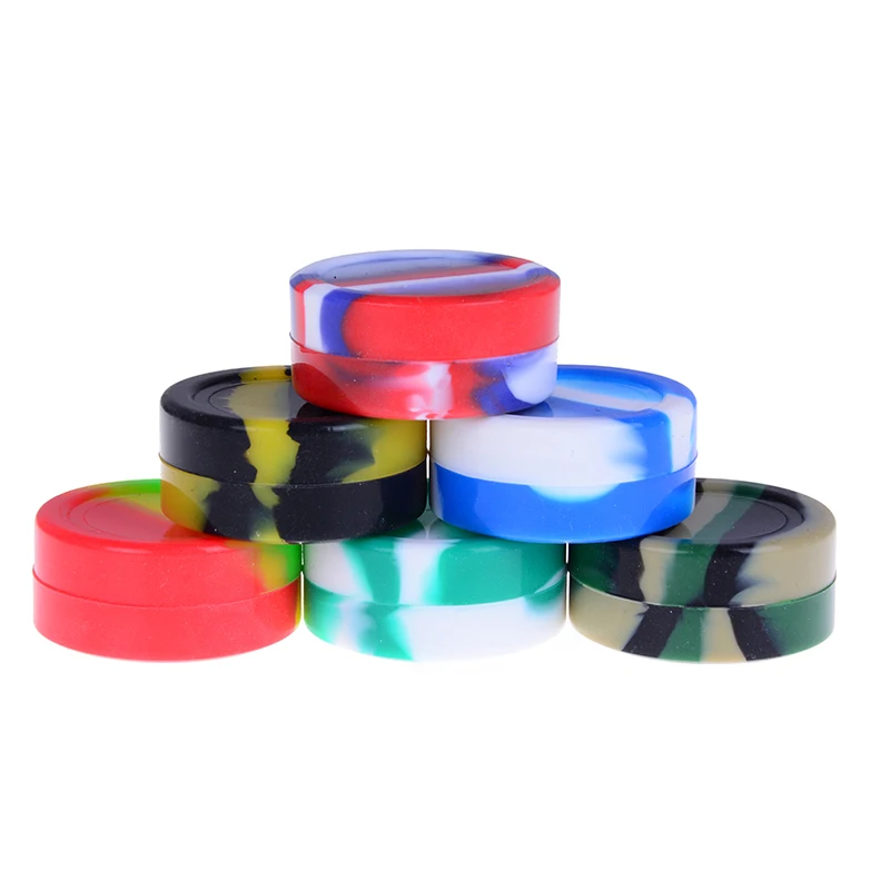 

10ml Silicone Pill Case Medicine Boxes Nonstick Container Cosmetic Box Medical Drugs Tablet Empty Holder Random