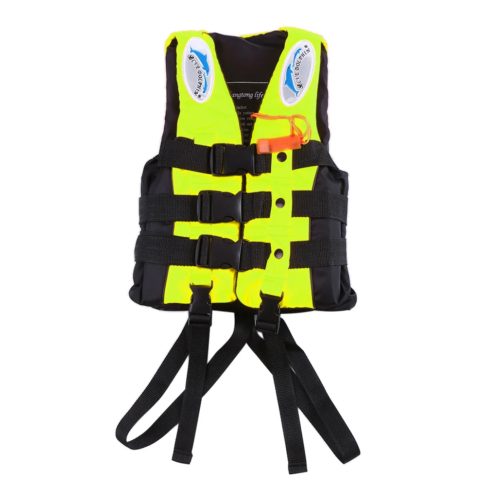 Professional Kids Adult Life Vest Whistle Swimming Life Jacket For