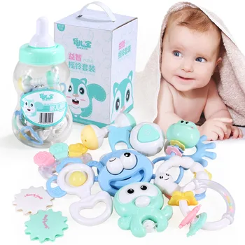 

Baby Molar Stick Toy Boys Can Bite Gum Hand Ringing Intelligent Newborns 0-3-6-12 Months for Baby Toys