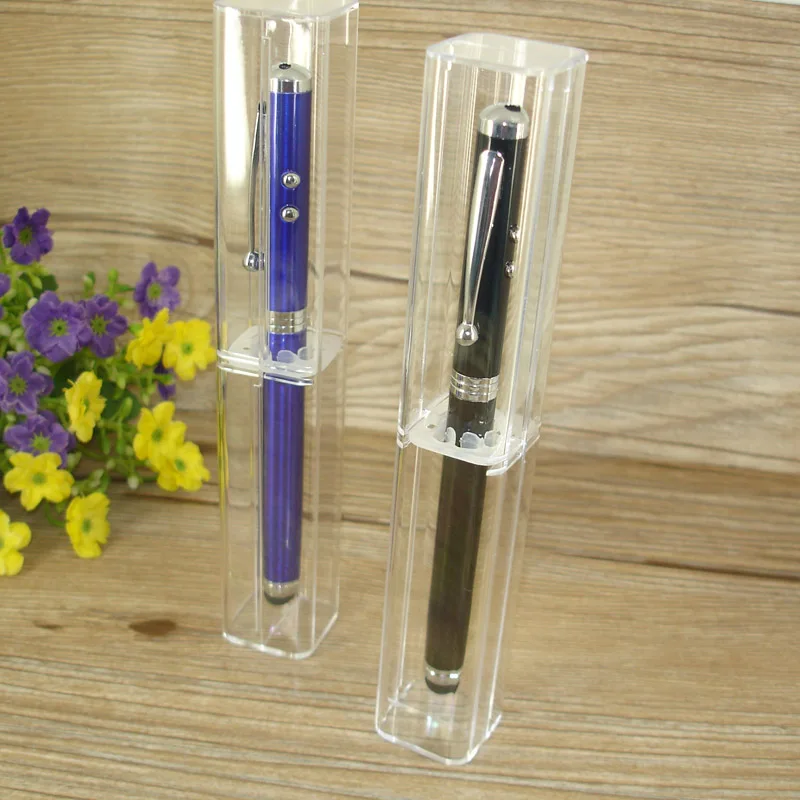 ACMECN Simple & Useful 4 in 1 Multifunction Ballpoint Pen with Touch Scrween stylus for IPhone and LED light for Christmas Gifts