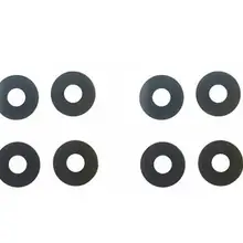 2 шт./лот запасная часть для задней камеры со стеклянным объективом для Xiaomi Redmi 5/5 Plus с предварительно установленным клеем