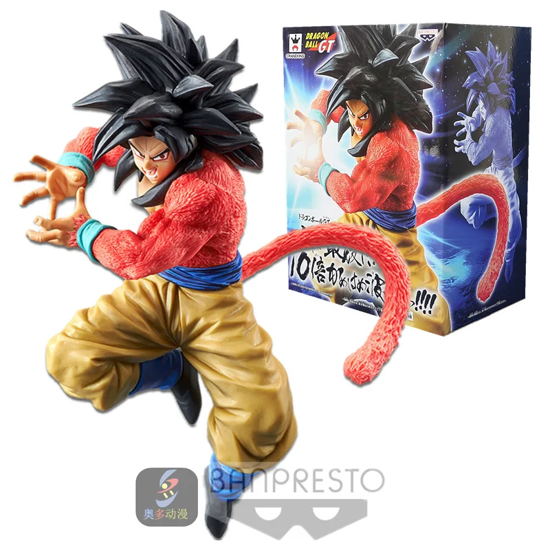 

Original Banpresto Dragon ball Z DB GT SSJ4 Goku Figure 10 Kamehameha Final Figure Juguetes Brinquedos Dolls Toys