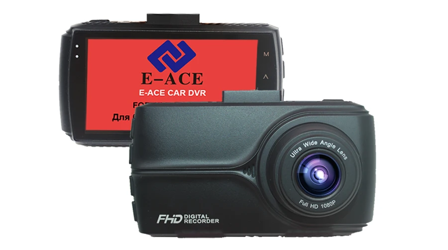 E-ACE автомобиля DVR, gps трекер Камера Full HD 1080P Мини Ночное видение видео Регистраторы 170 градусов ADAS LDWS Dashcam Авто Регистратор