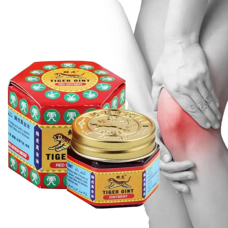 100% Natural Original Red/White Tiger Balm Painkiller Ointment Muscle