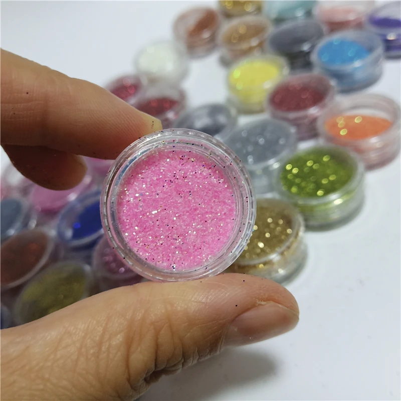 45 Colors Set Glitter Powder Shinning for Temporary Tattoo Kids Face Body Painting Decorate Nail Art Polish Manicure Tool