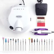 Керамические маникюрные фрезы электрический набор сверл для ногтей фрезерный станок для педикюра аппарат вольфрамовый инструмент для удаления лака для ногтей