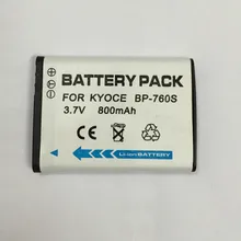 BP-760S BP760S литиевые батареи BP-760S аккумуляторная батарея для цифровых фотоаппаратов BP760S для Kyocera BP-760S i4R i4RB i4RBK I4R I4RB I4RBK