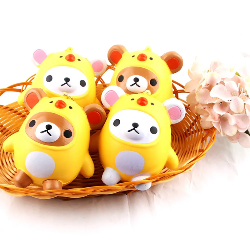 

Squeeze Toys Cute Bear Antistress Squishes Jumbo Slow Rising Smooshy Mushy Squishy Stress Relief Toy for Children Adult Gift