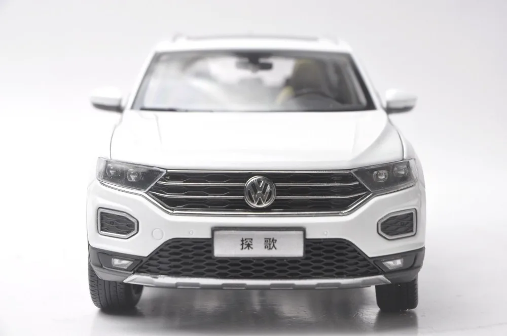 1:18 литая модель для Volkswagen VW T-ROC белый внедорожник игрушечный автомобиль миниатюрный коллекционный подарок TROC T Roc