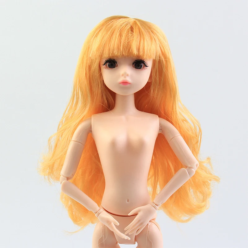 20 Moveable Jointed 30cm 1/6 Dolls Toys with Head Female Naked Nude Women Body Fashion Dolls Toy For Girls Gift