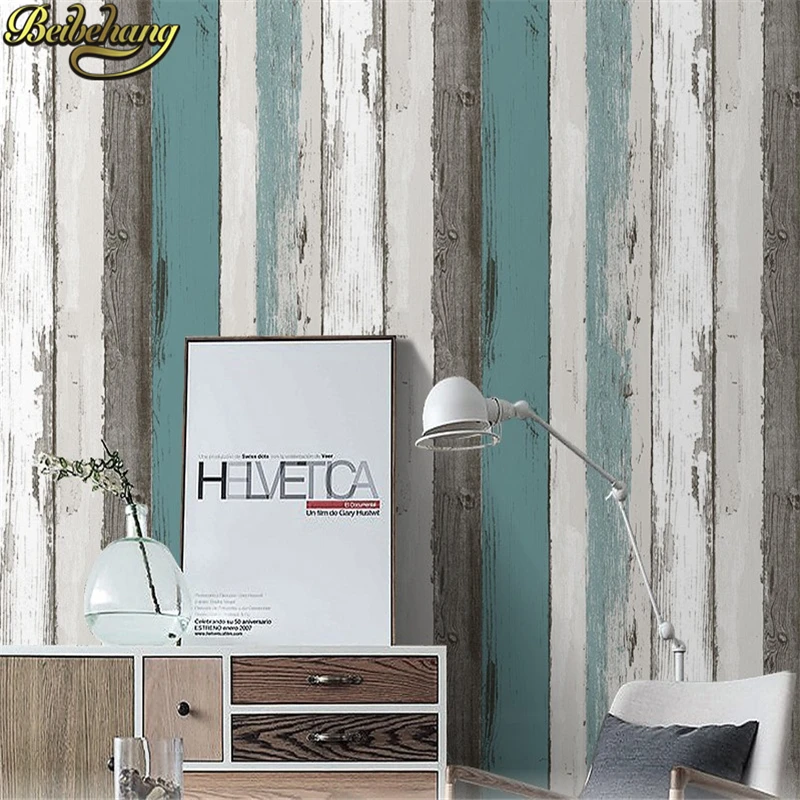 beibehang Thick waterproof PVC self-adhesive wallpaper Mediterranean wallpaper decorative furniture renovation stickers