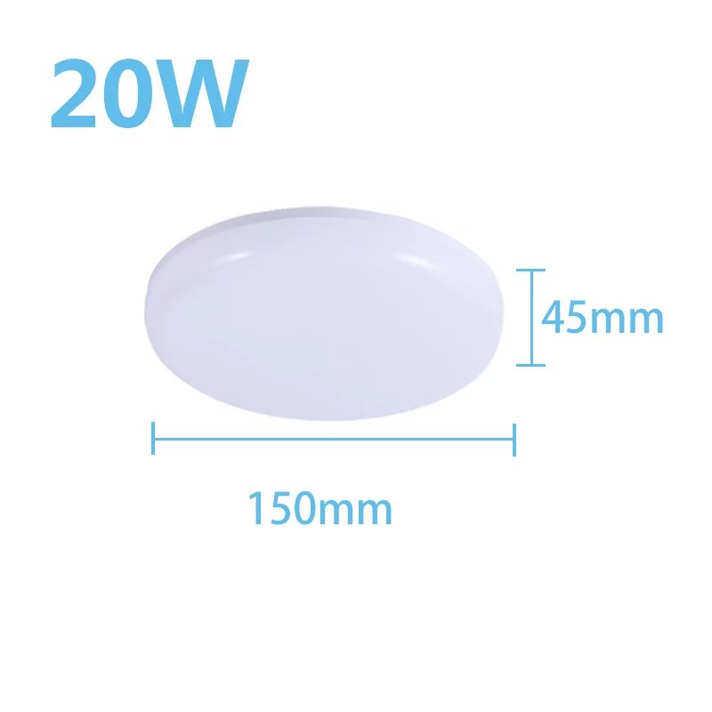 UFO LED Ceiling Lights 15W 20W 30W 50W Thin Ceiling Lamp Lights Fixture Bedroom Kitchen indoor Lighting 220V - Цвет корпуса: 20W Ceiling Light