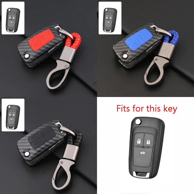 Углеродное волокно силиконовый чехол для ключей от машины ключ сумка подходит для BUICK и для Chevrolet Cruze для OPEL VAUXHALL Insignia MOKKA BUICK складной ключ