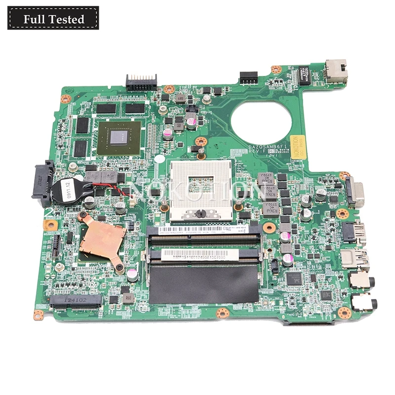 Материнская плата NOKOTION DAZQSAMB6E0 NBM1S11001 для ноутбука Acer Aspire E1 471G Intel ddr3 Socket pga989 с