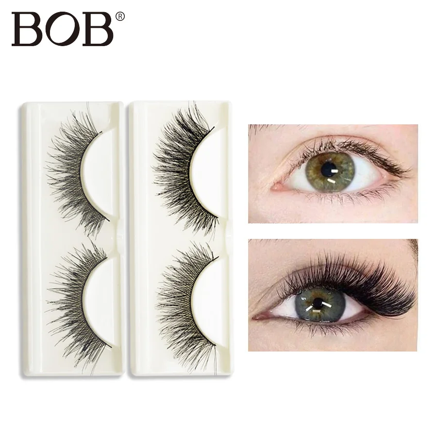 

BOB Brand Eyelashes 3D Mink Lashes Mink Makeup 3D Lashes Eyelashes Fake Lashes Thick HandMade 7 Style False eyelashes For Beauty