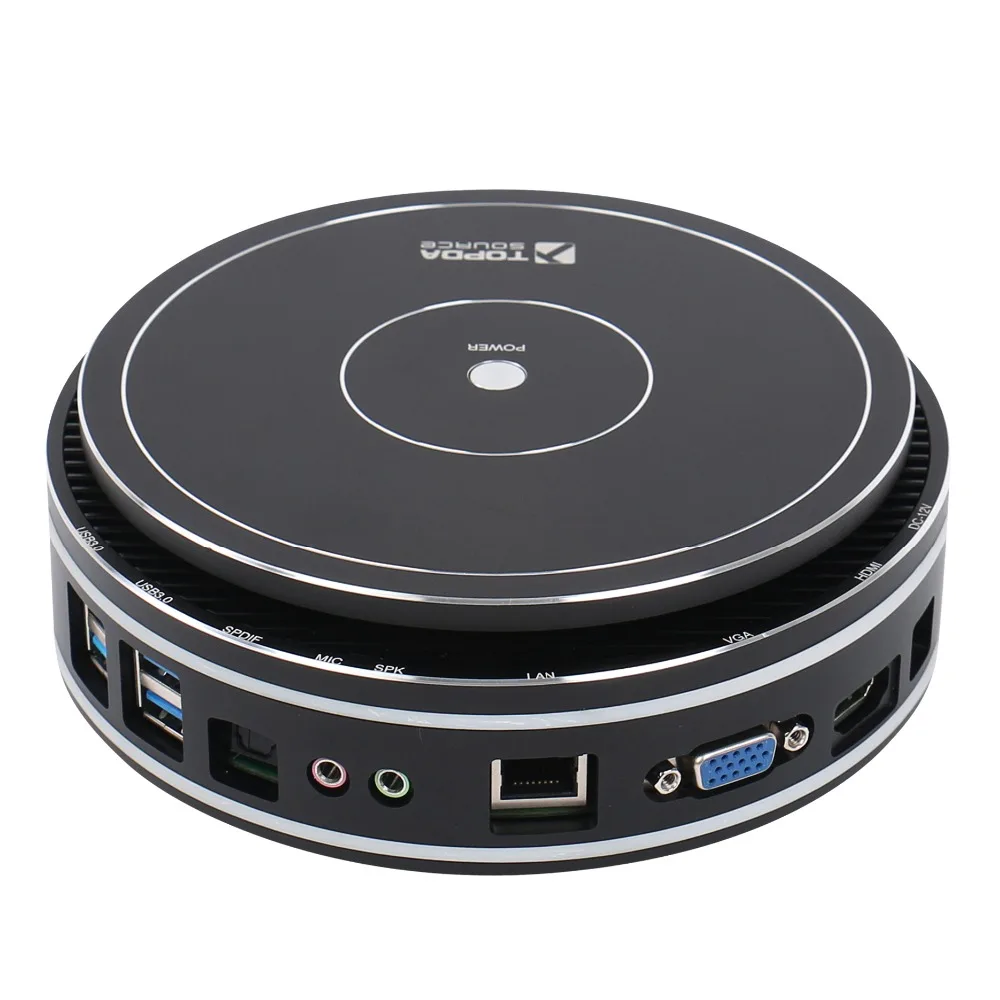 

Fanless Mini PC Intel Celeron 3215U Windows 10 Linux Thin Client HTPC HDMI VGA SPDIF WiFi Gigabit Ethernet 4xUSB