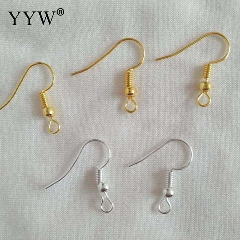 

500pcs 1000pcs Multicolor Stainless Steel Earring Hooks Silver Gold Color Earrings Base Jewelry Findings Components